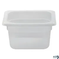 Cambro 64PP190 1/6 Size 4 In Translucent Food Pan
