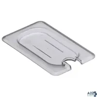 Cambro 90CWCN135 1/9 Size Clear Camwear Notched Food Pan Cover