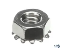 Concordia Beverage Systems 1420-031 Lock Nut with External Tooth Washer, 1/4-20, Stainless Steel