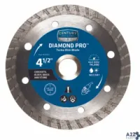 Century Drill & Tool 75451 4-1/2 In. Dia. Diamond Turbo Diamond Saw Blade - Total