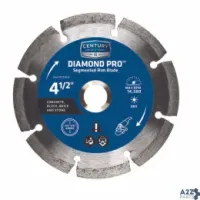 Century Drill & Tool 75454 4-1/2 In. Dia. X 7/8 Diamond Segmented Rim Diamond Saw