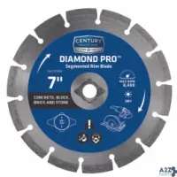 Century Drill & Tool 75455 7 In. Dia. Diamond Segmented Rim Diamond Saw Blade 1 -