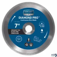 Century Drill & Tool 75458 7 In. Dia. X 7/8 Diamond Continuous Rim Diamond Saw Bla