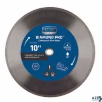 Century Drill & Tool 75459 10 In. Dia. Diamond Continuous Rim Diamond Saw Blade -