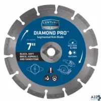 Century Drill & Tool 75470 7 In. Dia. Diamond Segmented Rim Diamond Saw Blade 1 Pc