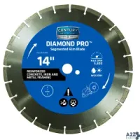 Century Drill & Tool 75486 14 In. Dia. X 1 In. Diamond Segmented Rim Diamond Saw B