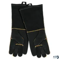 Chef-Master 40113Y Mr. Bar-B-Q Bbq Gloves, Long, Leather