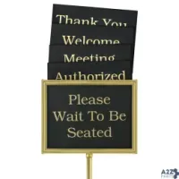 Chef-Master 90039 Chef-Master Teller Sign, 60"H, (8) Double Sided 11" X