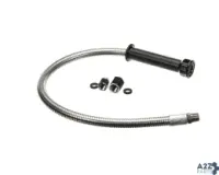 Chicago Faucet 83-29 Hose with Handle, 29", Stainless Steel