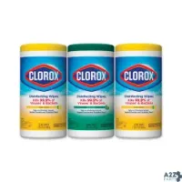 Clorox 30208PK Disinfecting Wipes 3/Pk