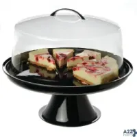 Cal-Mil P308 PEDESTAL STAND ROUND BLACK ACRYLIC