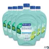 Colgate Palmolive 45991 Softsoap Antibacterial Liquid Hand Soap Refills 6/Ct