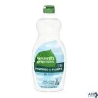 Conopco Inc 68406240 Seventh Generation Free & Clear Scent Liquid Dish Soap