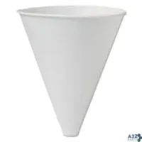 Dart 10BFC-2050 BARE ECO-FORWARD TREATED PAPER FUNNEL CUPS, 10 OZ,