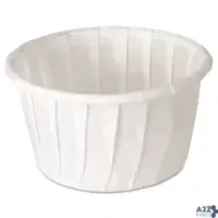 Dart 125-2050 TREATED PAPER SOUFFLE PORTION CUPS, 1.25 OZ, WHITE