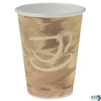 Dart 412MSN-0029 MISTIQUE POLYCOATED HOT PAPER CUP, 12 OZ, PRINTED,