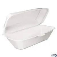 Dart 99HT1 FOAM HOAGIE CONTAINER W/REMOVABLE LID, WHITE