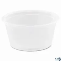 Dart DRC-200PC CLEAR PORTION CONTAINERS, 2OZ, WHITE