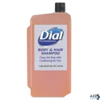 Dial Professional 04029 Professional Hair + Body Wash Refill For 1 L Liquid Dis