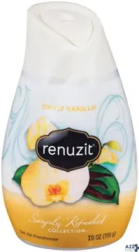 Dial Professional 1718004 Renuzit Simply Vanilla Scent Air Freshener 7 Oz. Gel -