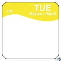 Day Mark 1100722 MARK BLANK 1" TUESDAY DAY SQUARE - 500 / RL
