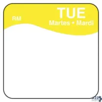 Day Mark 1101112 REMARK BILINGUAL 1" TUESDAY DAY SQUARE - 1000 / RL