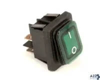 Desmon USA AX3048 Rocker Switch, Main Power, Green Lighted