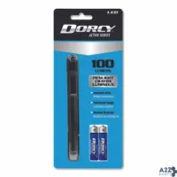 Dorcy 411218 100 Lumen Led Penlight, 2 Aaa Batteries (Included), Sil