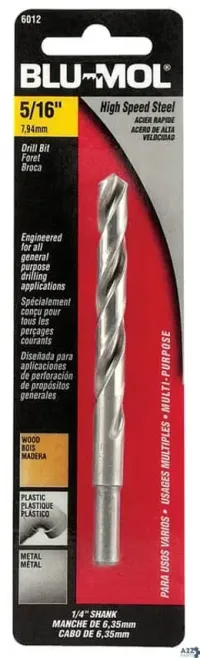 Disston Tools 6012 Blu-Mol 5/16 In. X 4-1/2 In. L High Speed Steel Drill B