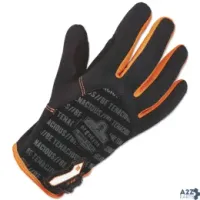 Ergodyne 17174 Proflex 812 Standard Utility Gloves, Black, Large, 1 Pa
