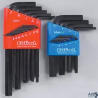 Eklind 10022 Hex-L Metric And Sae Long And Short Arm Hex L-Key Set 2