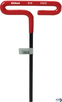 Eklind 51612 3/16" Sae T-Handle Hex Key 6 In. 1 Pc. - Total Qty: 1