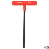 Eklind 61824 Power-T 3/8" Sae T-Handle Ball End Hex Key 9 In. 1 Pc.