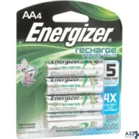 Energizer NH15BP-4 / E0801000 AA NIMH RECHARGEABLE BATTERIES 4 PER PACK