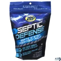 Enforcer Products ZSTP2 Zep Septic Defense Powder Septic Tank Treatment 4 Oz. -