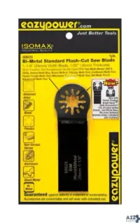 Eazypower 50625 Isomax 1-1/8 X 4 In. L Bi-Metal Flush Cut Saw Blade 1 P