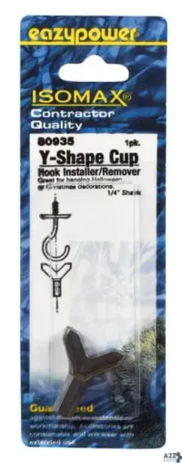 Eazypower 80935 Isomax Y Cup Hook Installer/Remover Steel 1 Pc. - Total