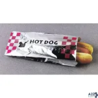 Fischer Paper 808 808 Hot Dog Graphic Foil Food Bag -, (Pack Of 1000)