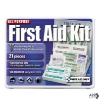 First Aid Only 110 All-Purpose First Aid Kit, 21 Pieces, 4.75 X 3, Plastic