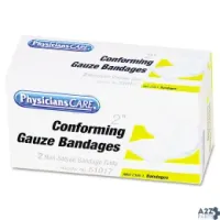 First Aid Only 51017 First Aid Conforming Gauze Bandage, Non-Steriile, 2"