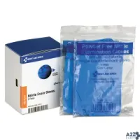First Aid Only FAE6018 Smartcompliance Nitrile Lightweight Gloves, One Size, 2