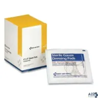 First Aid Only J213 STERILE GAUZE PADS 4 X 4 50/BOX , 1 BOX OF: 6
