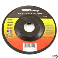 Forney Industries 72300 4-1/2 In. Dia. X 1/8 In. Thick X 7/8 In. Grinding Wheel