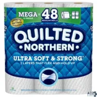 Georgia Pacific 94443 Quilted Northern Ultra Soft & Strong Toilet Paper 12 Ro