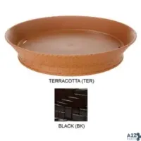 Get Enterprises RB-880-BK 10 3/8 In Round Black Plastic Food Basket, Case Of 12