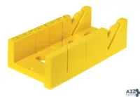 Great Neck Saw 025PMB12 Ace 12 In. L X 4 In. W Plastic Mitre Box Yellow 1 Pc -