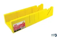 Great Neck Saw 025PMB16 Ace 16 In. L X 4 In. W Plastic Mitre Box Yellow 1 Pc -