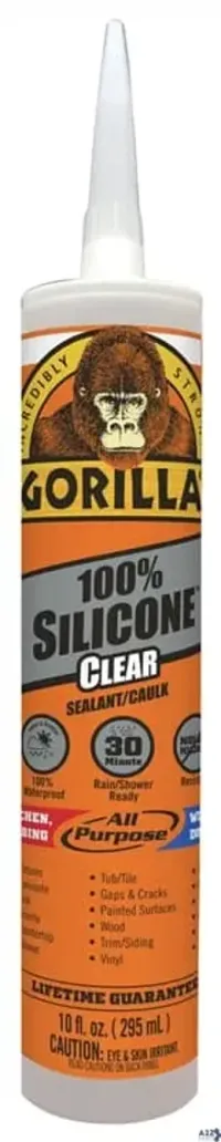 Gorilla Glue 8050002 SILICONE SEALANT CLEAR 10 OZ CARTR