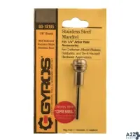 Gyros Precision Tools 80-18105 1/4 In. Dia. X 2 In. L Mandrel 1/4 In. Round 1 Pc. - To