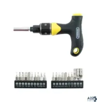 General Tools 70211 21 Pc. T-Handle Driver And Bit Set - Total Qty: 1